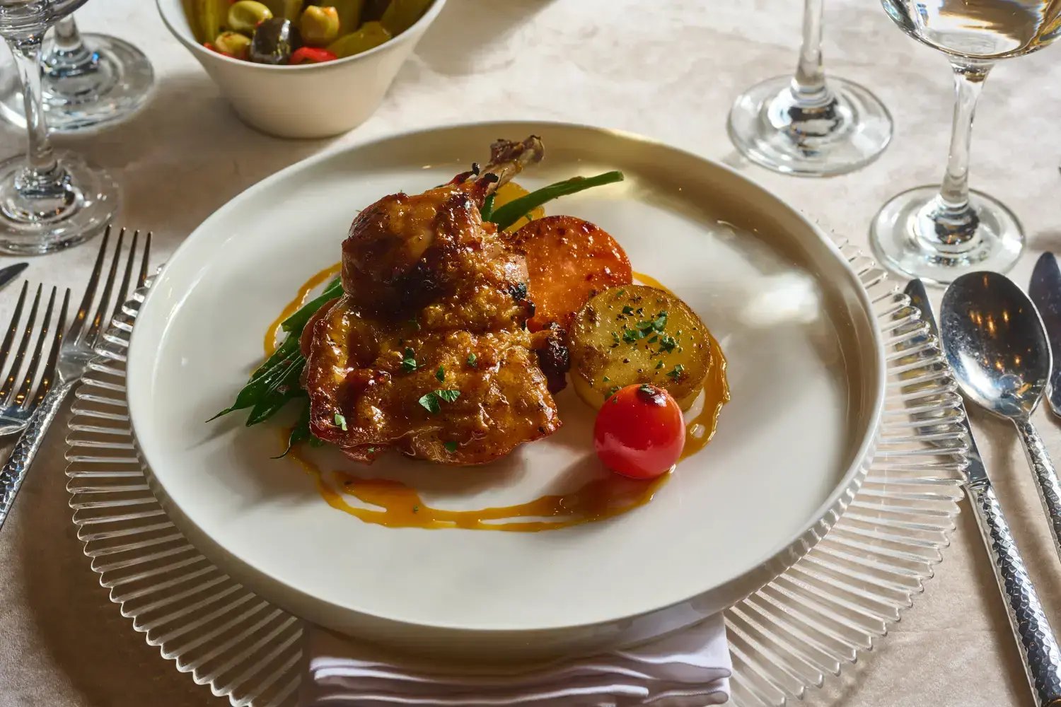 CITRUS GLAZE CHICKEN STEAK