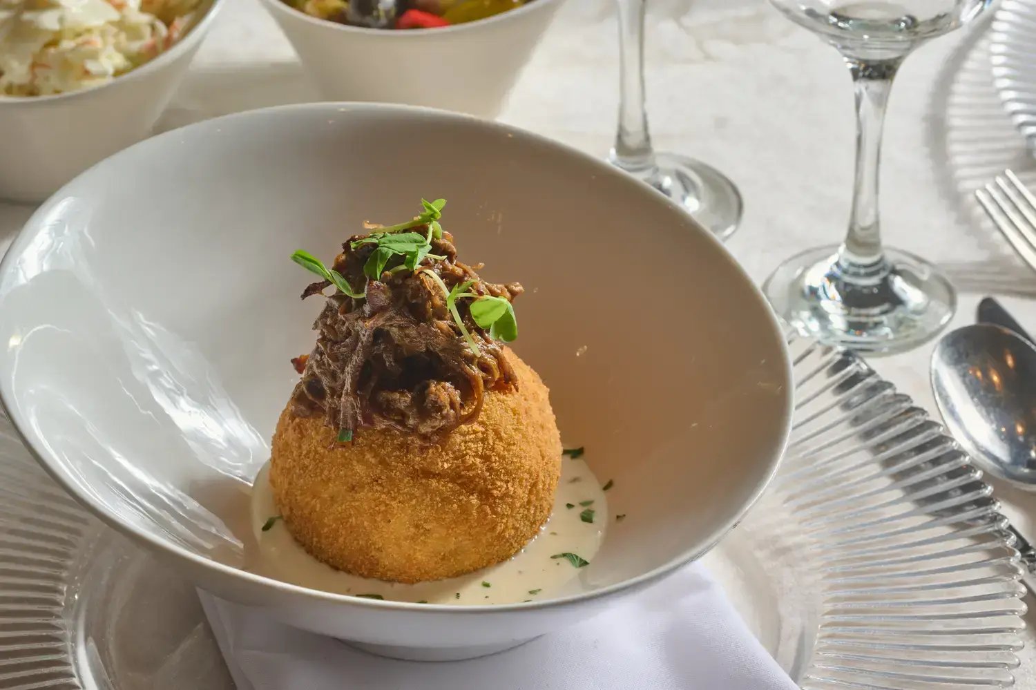 PULLED BRISKET RISOTTO CROQUETTE 1