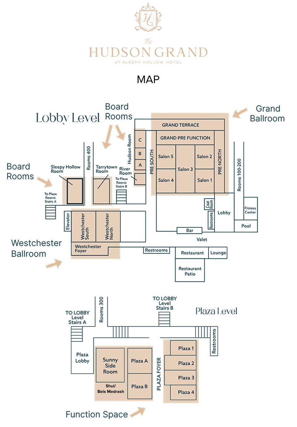 Hudson Grand Map