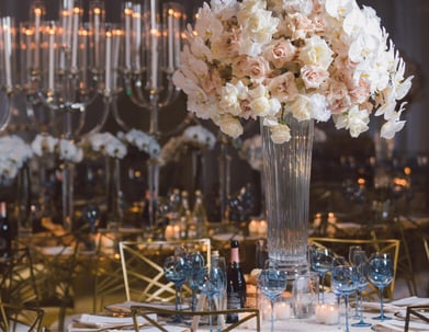 Table setup for an event