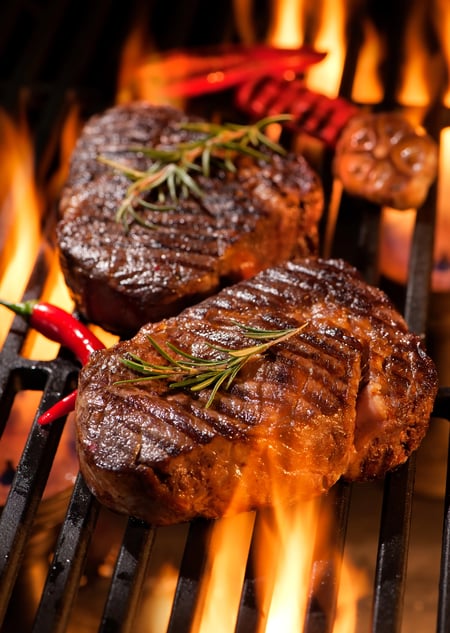 Steak on Grill - Image by Alexander Raths